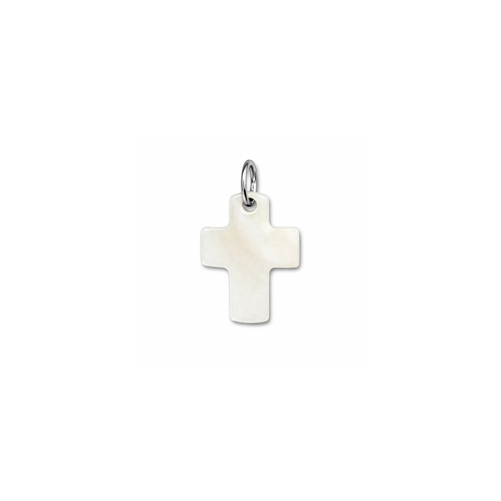 CHARM CROIX EN NACRE