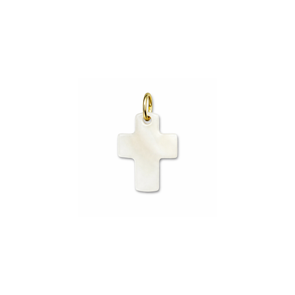CHARM CROIX EN NACRE